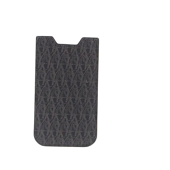 Saint Laurent Monogram Flat Phone Pouch in Multicolor Coated Canvas - Picture 3 of 6